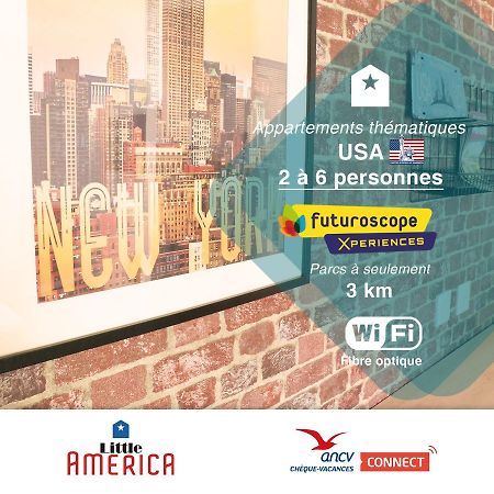 Little America - Appart Hotel 3Km Futuroscope Jaunay-Clan Exteriör bild