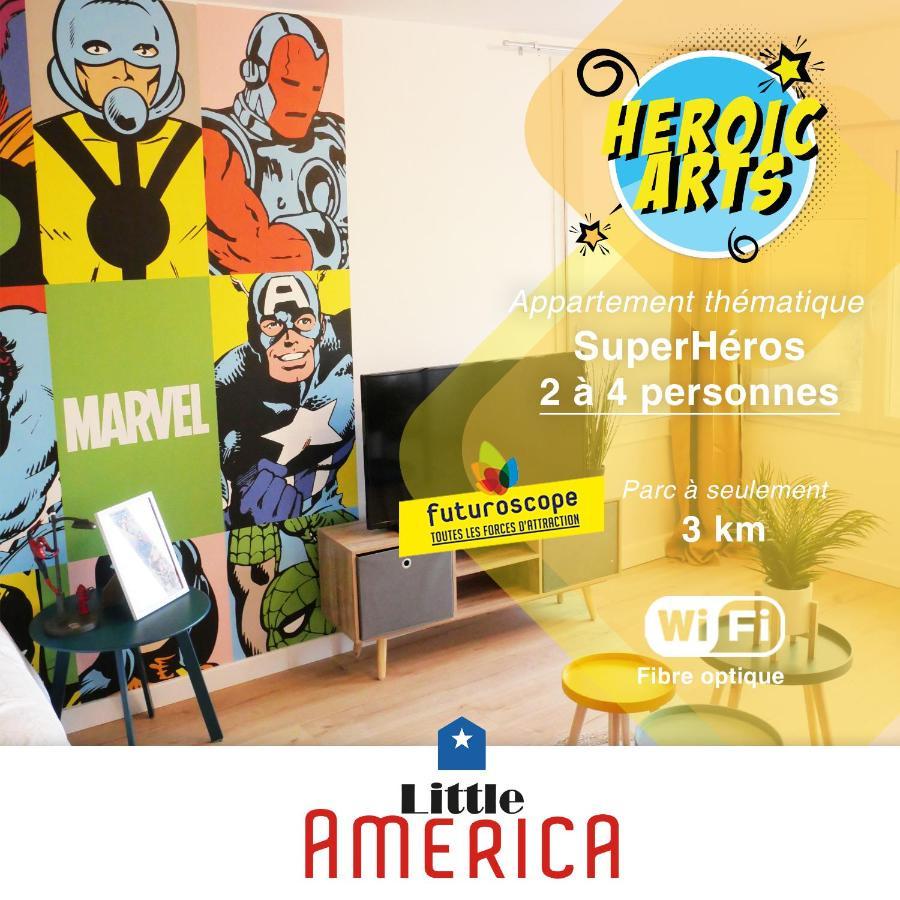 Little America - Appart Hotel 3Km Futuroscope Jaunay-Clan Exteriör bild